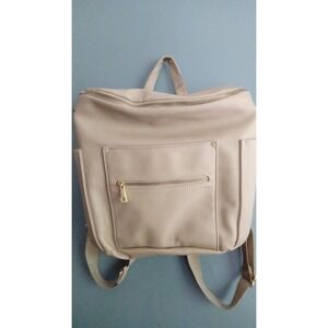 Fawn Design Backpack Convertible Diaper Bag Blush‎ Faux Leather